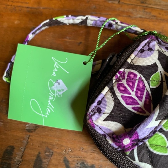 Vera Bradley all in one wristlet plum petals wallet - Picture 2 of 6